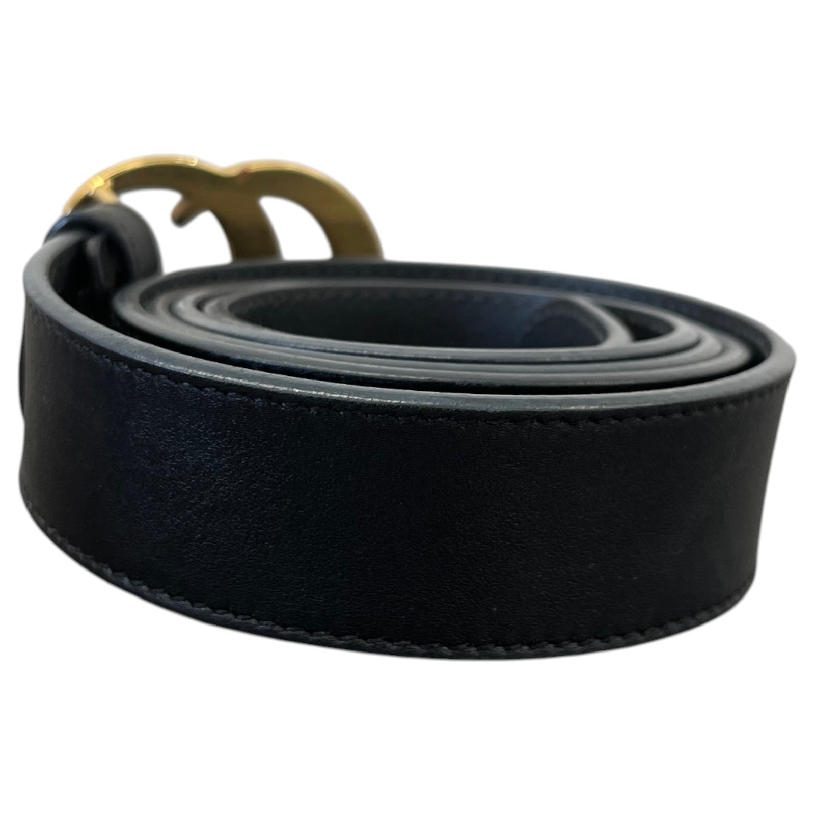 Women's GG Marmont Belt Black Size W38 - Photo 2