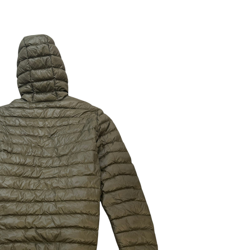 Men's Plaque Logo Down Jacket Green Size IT 50 / L