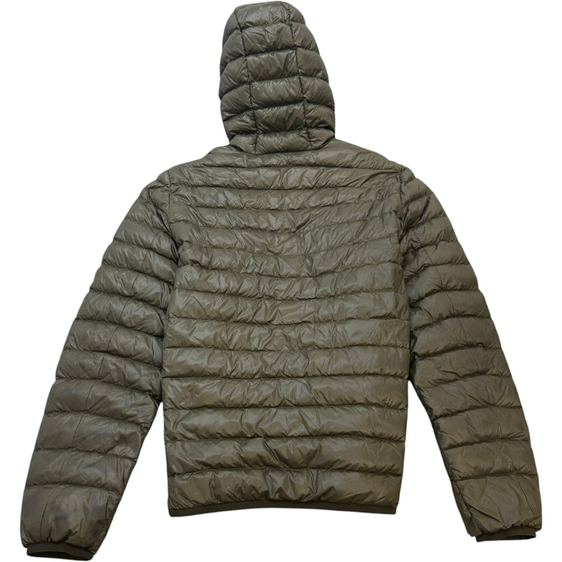 Men's Plaque Logo Down Jacket Green Size IT 50 / L