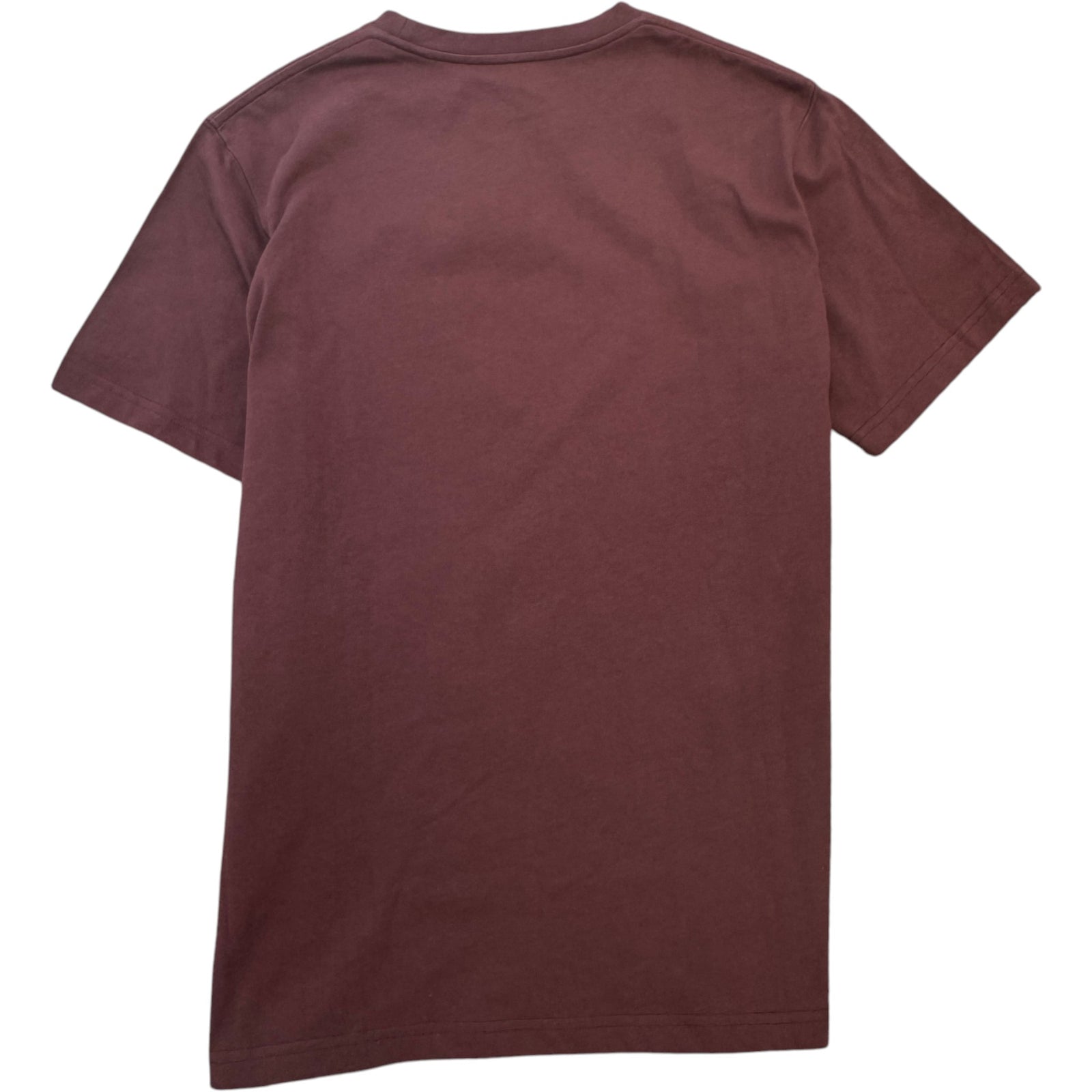 Men's CD Icon Embroidery Short Sleeve Shirt Burgundy Size XL - Photo 2