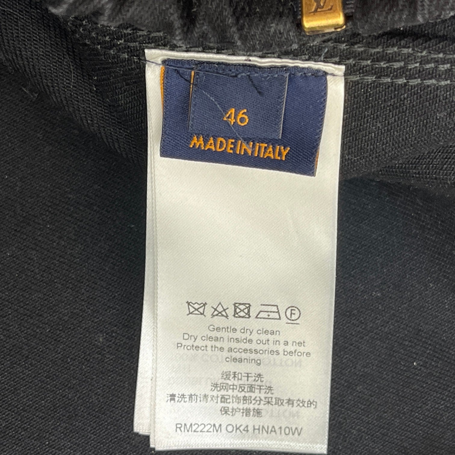Men's Embossed Monogram Carpenter Jacket Black Size IT 46 / S - Photo 6