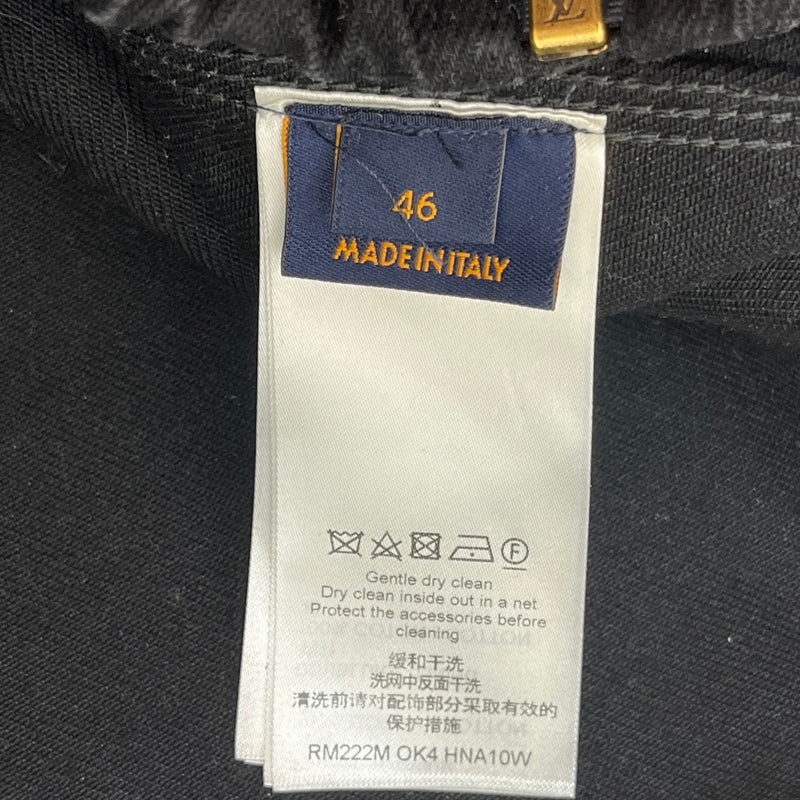 Men's Embossed Monogram Carpenter Jacket Black Size IT 46 / S