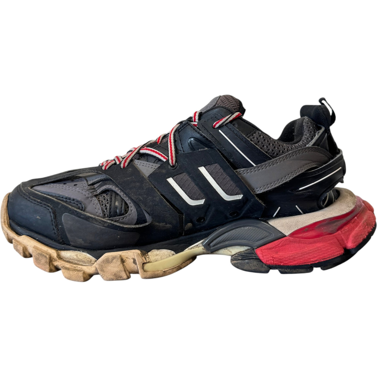 Men's Tracks Low Trainers Black Size UK 7 / EU 41 - Photo 2