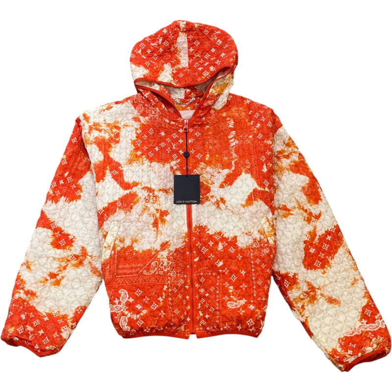 Men's Monogram Bandana Windbreaker Orange Size M