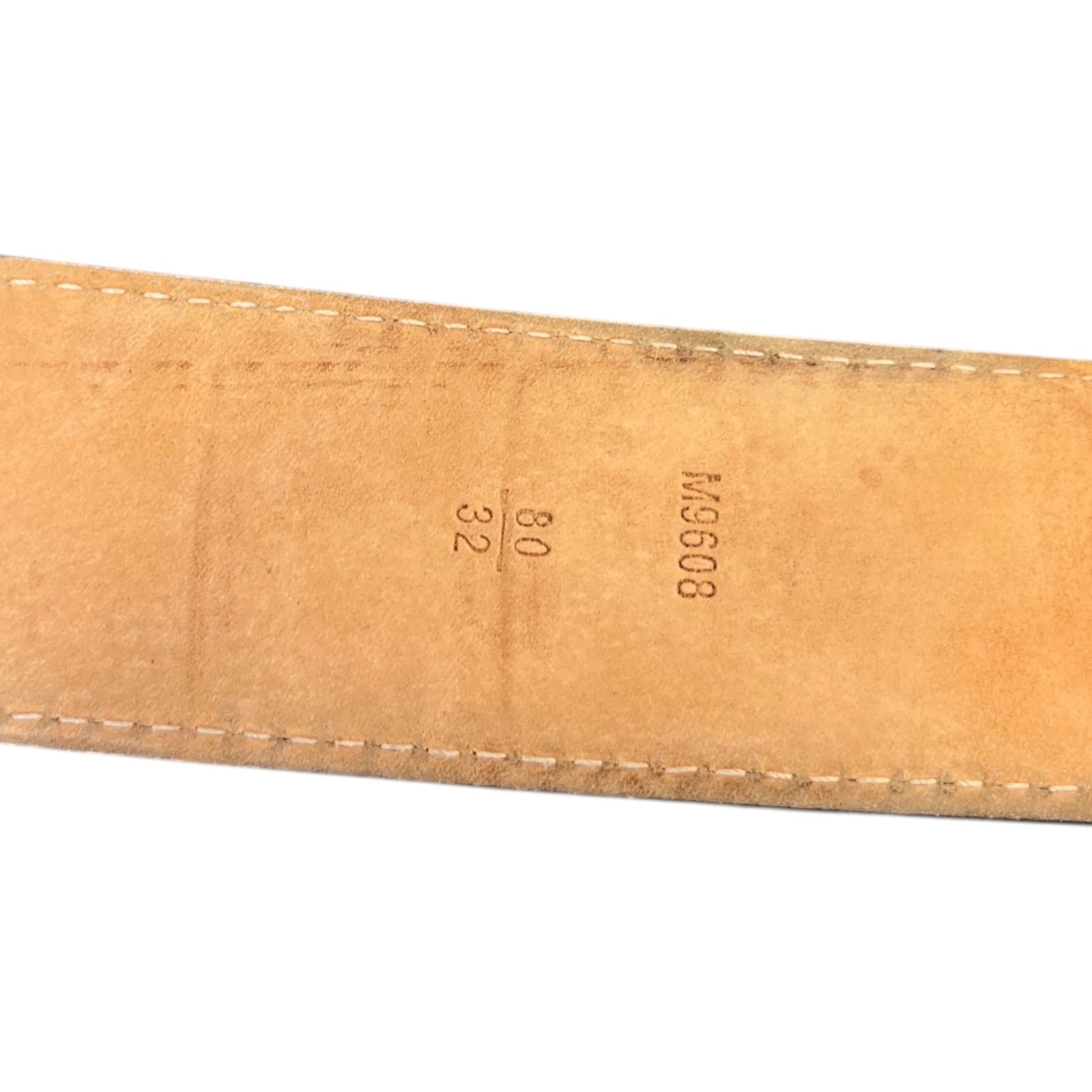 Men's Monogram Belt Brown Size 26" - Photo 6