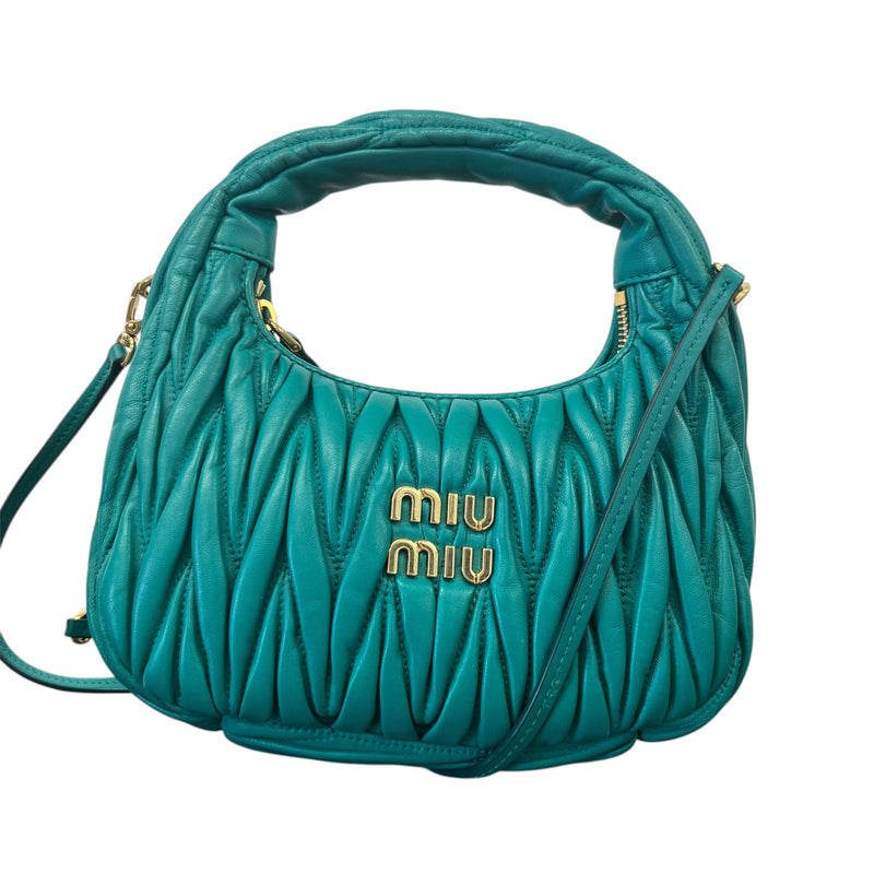 Women's Wander Matelassé Nappa Bag Green