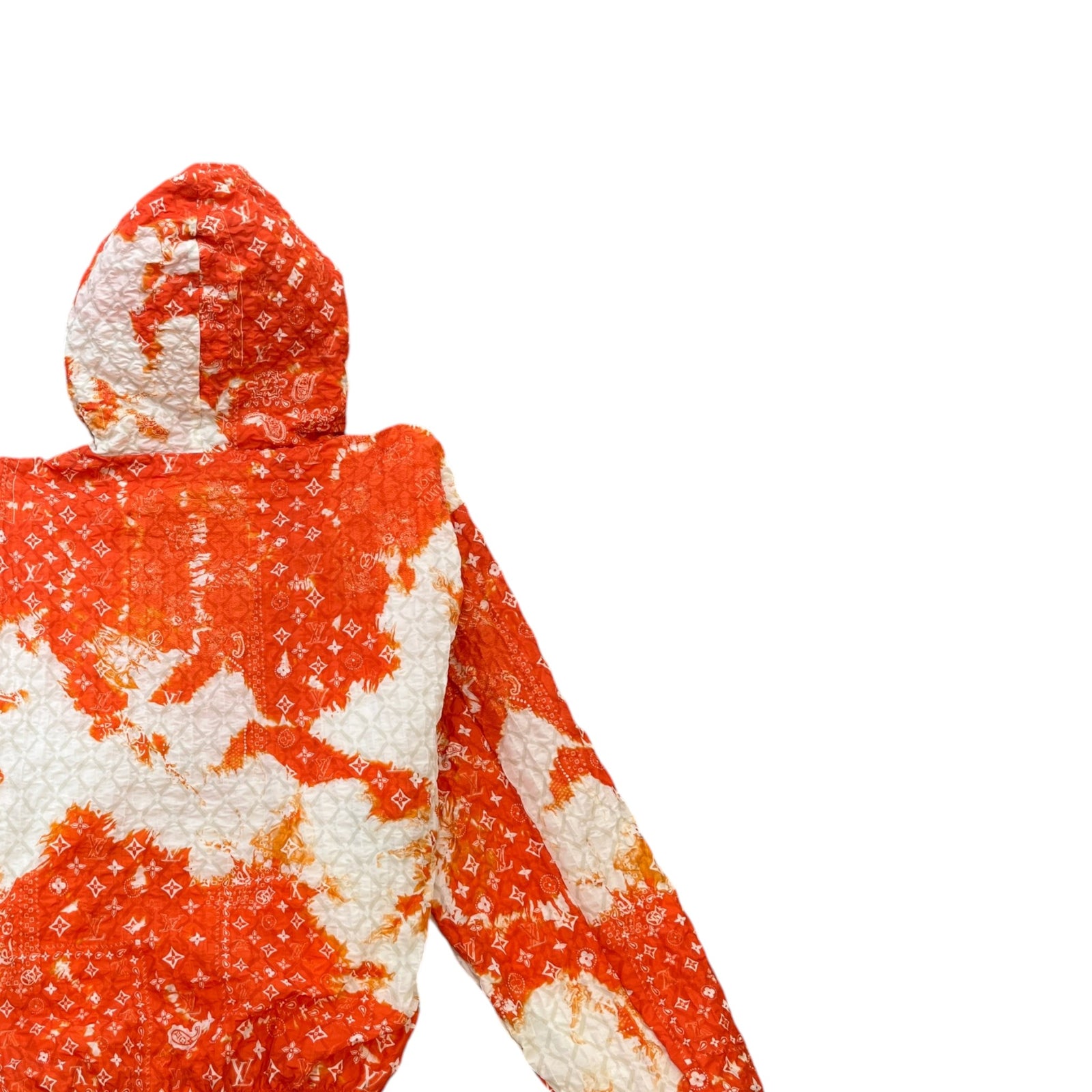 Men's Monogram Bandana Windbreaker Orange Size M - Photo 4