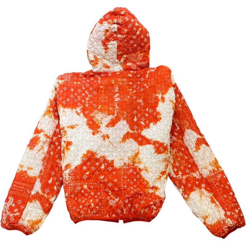 Men's Monogram Bandana Windbreaker Orange Size M