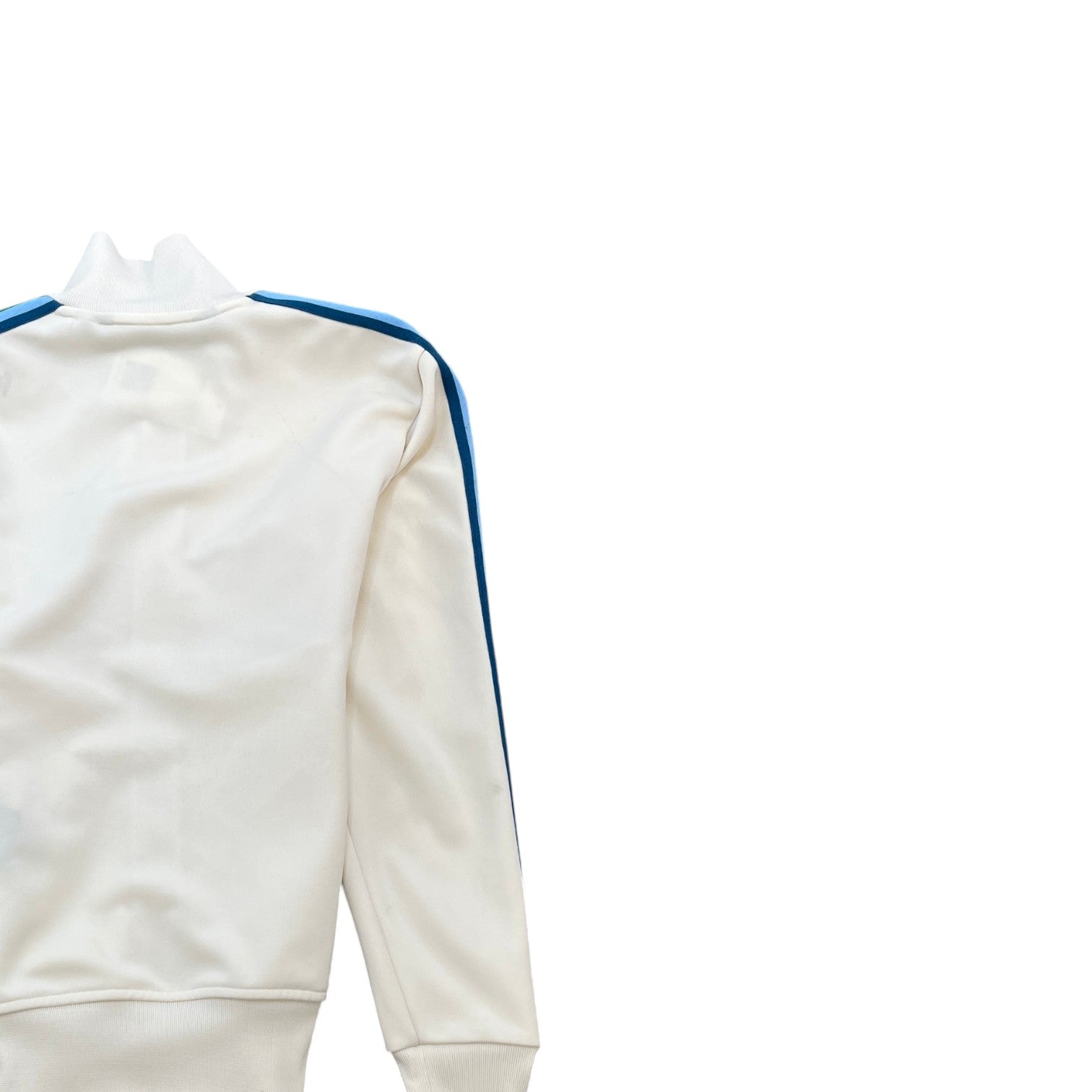 Men's Logo Print Track Jacket White Size XS - Photo 4