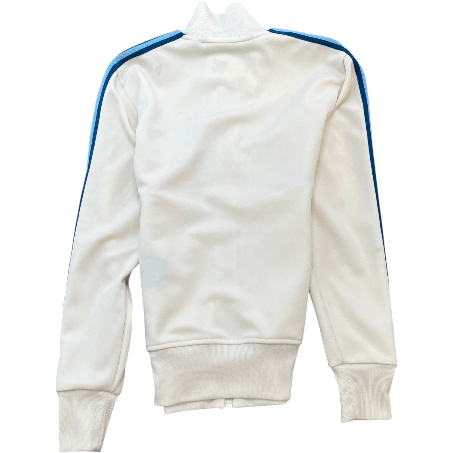 Men's Logo Print Track Jacket White Size XS - Photo 2