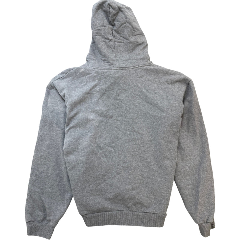 Men's Logo Patch Hoodie Grey Size M