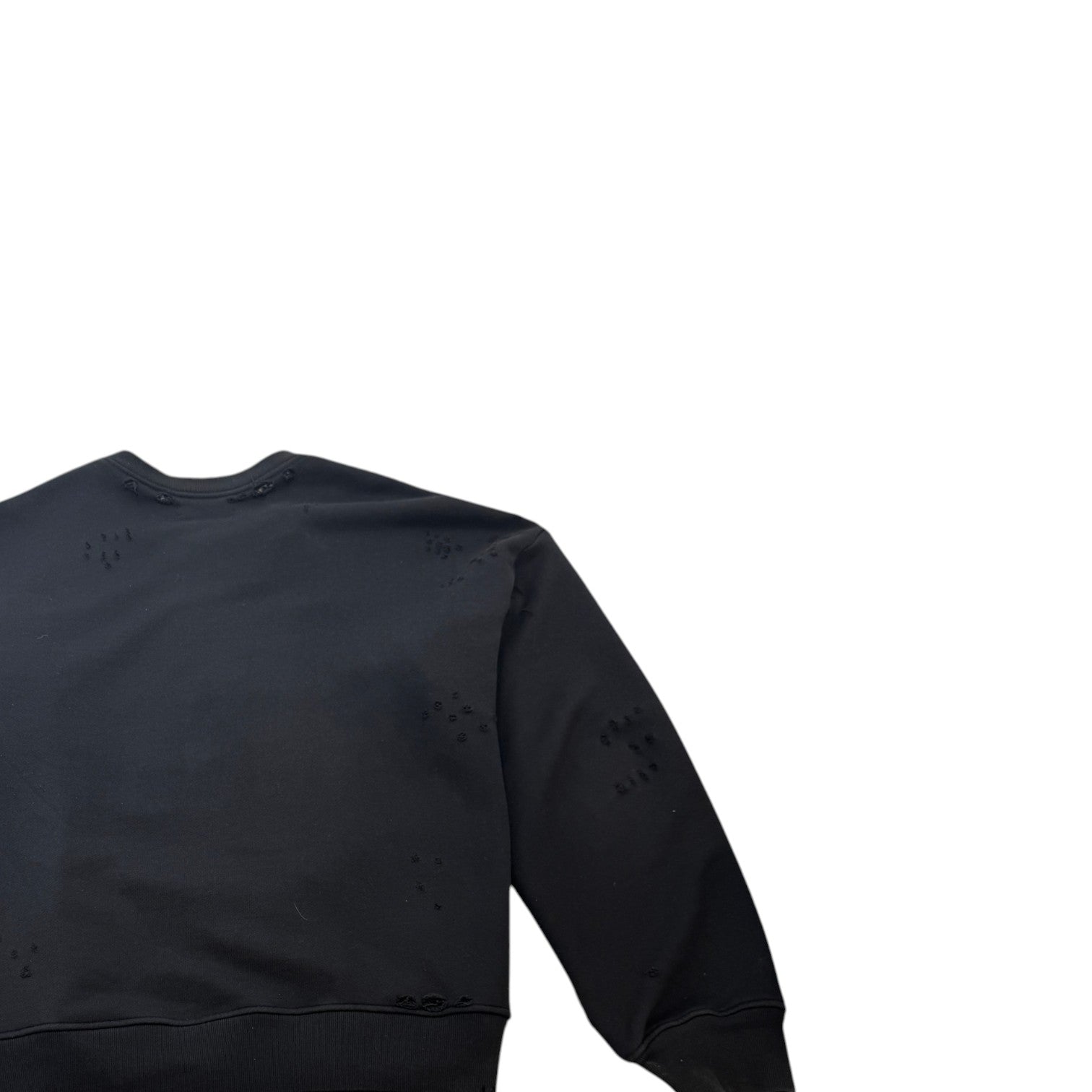 Men's Chaos City Dragon Distressed Sweatshirt Black Size XL - Photo 4
