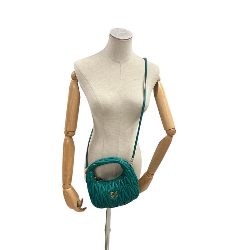 Women's Wander Matelassé Nappa Bag Green