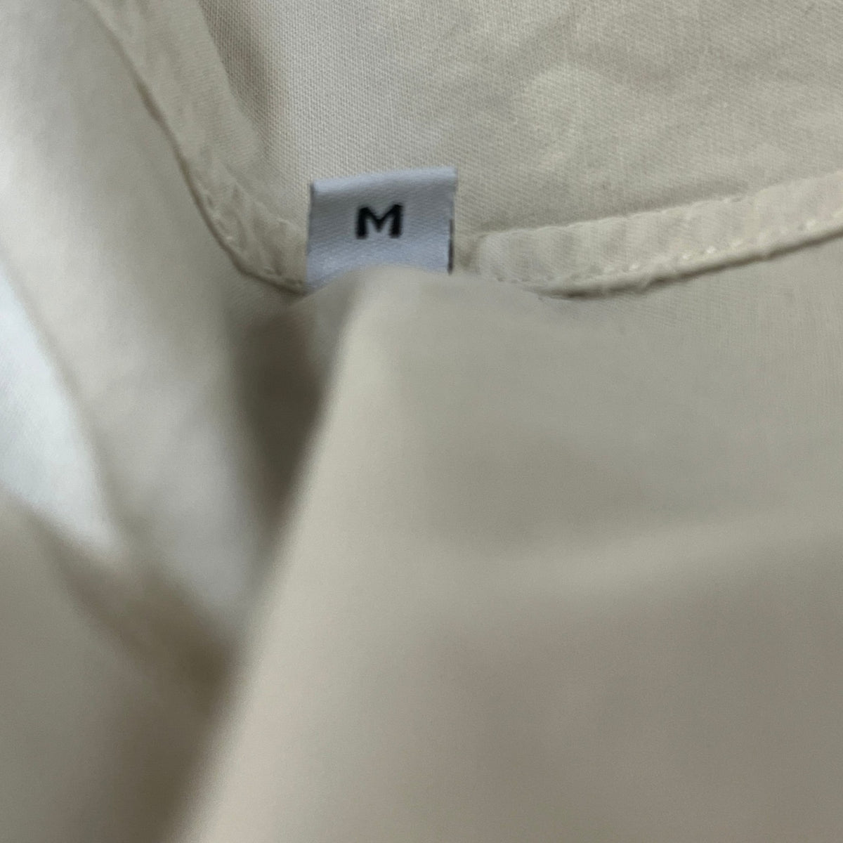 Men's Gabardine Metropolis OverShirt Beige Size M - Photo 7