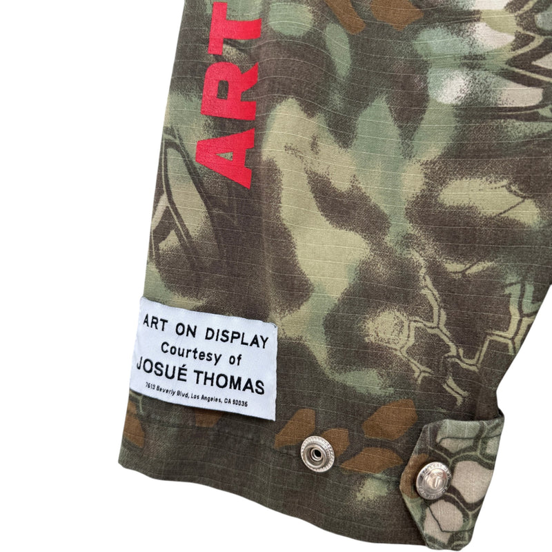 Men's ATK Anorak Forest Camo Hoodie Green Size S