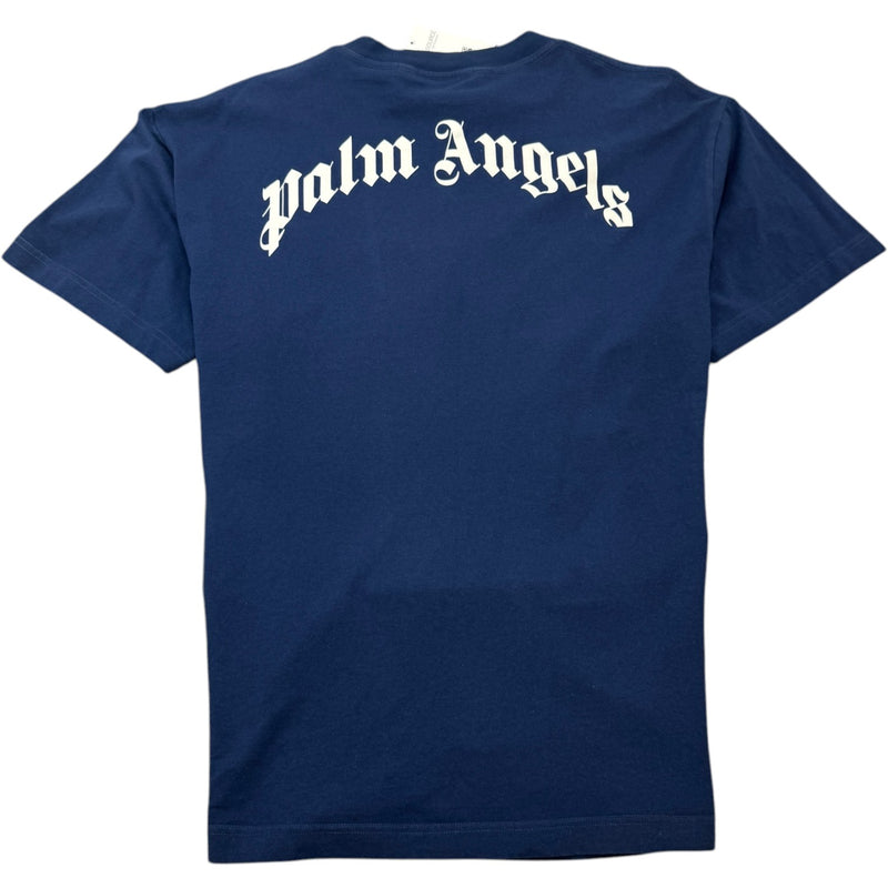 Men's Broken Palm T-Shirt Blue Size XXL