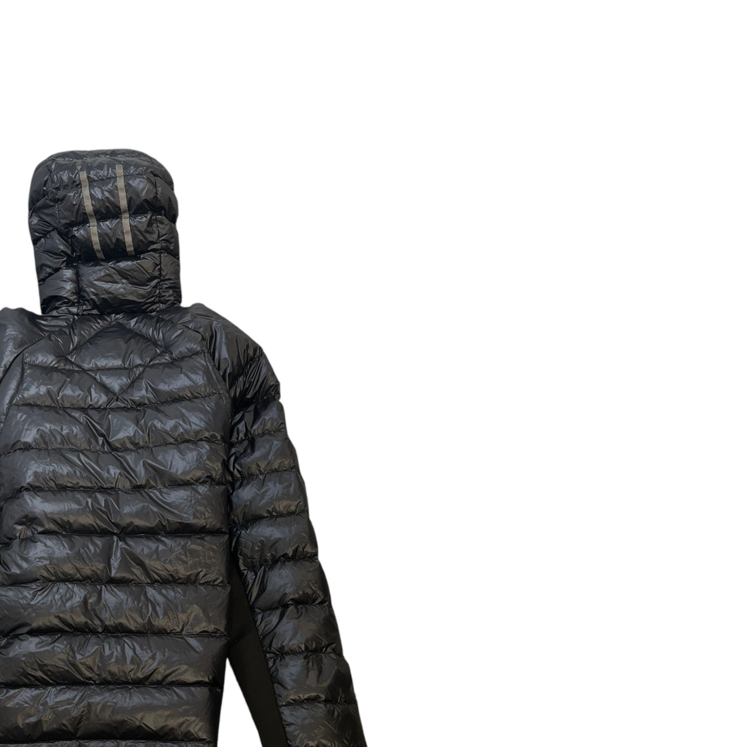 Men's Hybridge Lite Down Jacket Black Size M - Photo 4