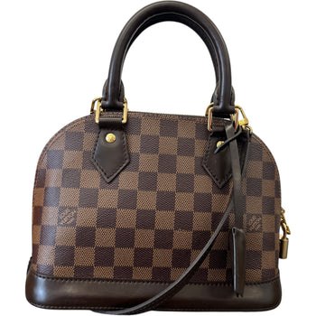 Women's Alma Bb Damier Ebene Bag Brown