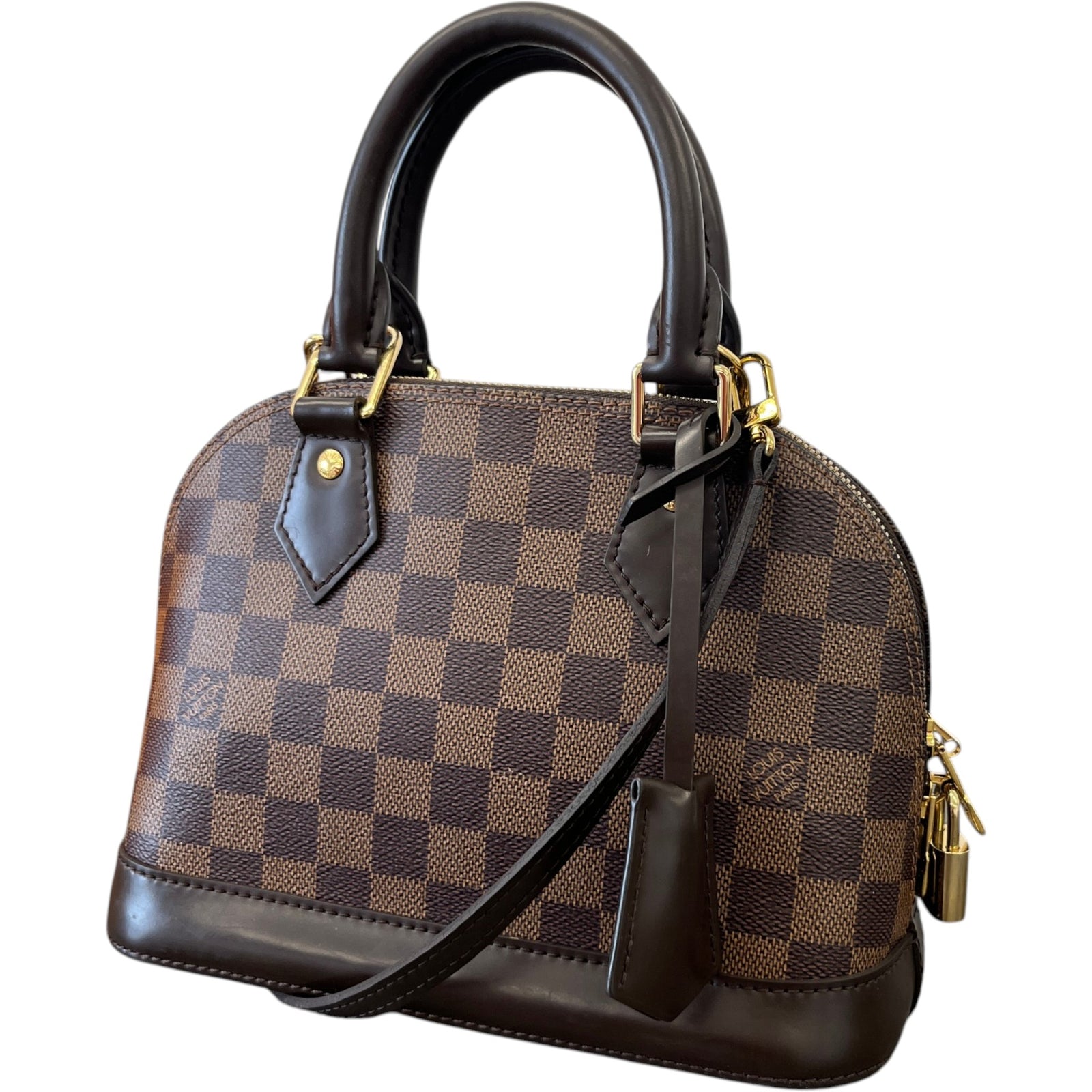 Women's Alma Bb Damier Ebene Bag Brown - Photo 5