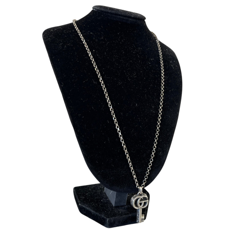 Women's GG Marmont Key Necklace Silver