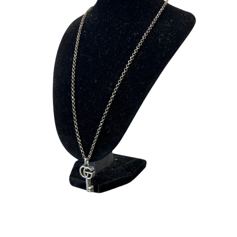 Women's GG Marmont Key Necklace Silver