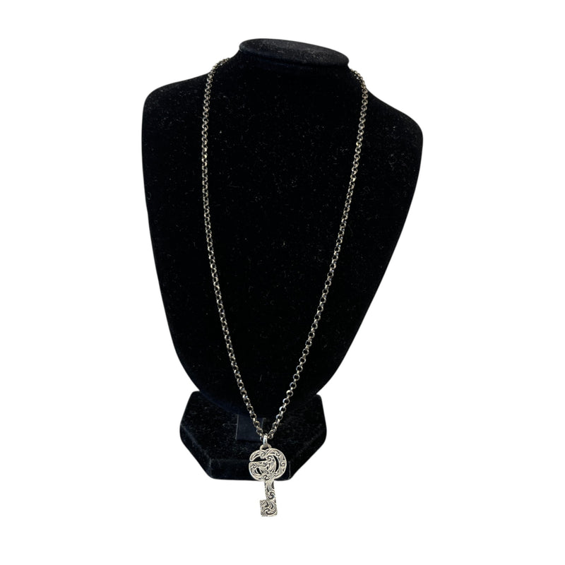 Women's GG Marmont Key Necklace Silver
