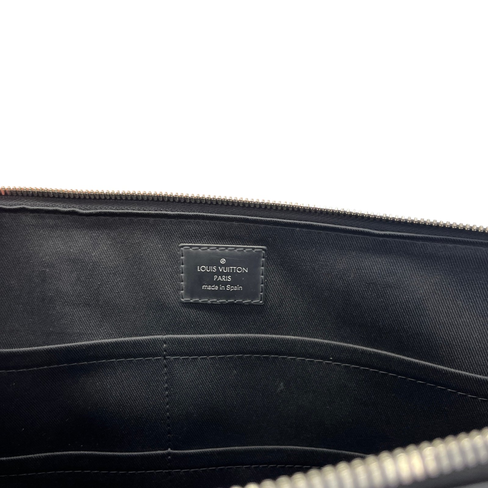 Men's Damier Graphite Porte-Documents Bag Black - Photo 11