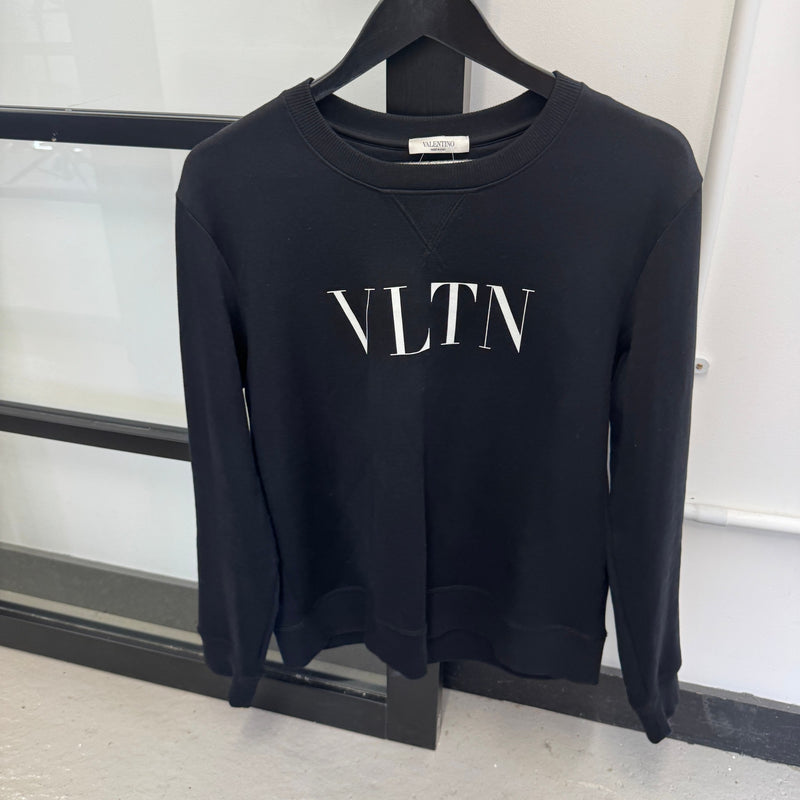 Men's VLTN Sweatshirt Black Size S