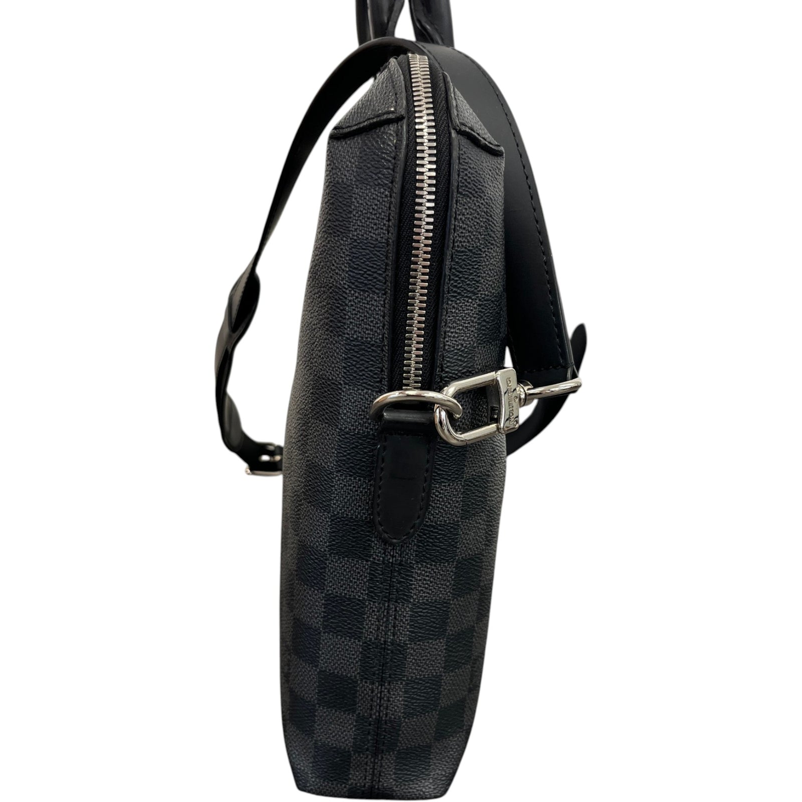 Men's Damier Graphite Porte-Documents Bag Black - Photo 5