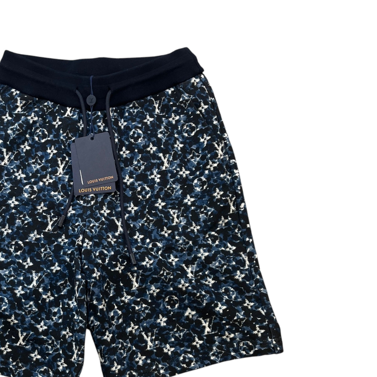 Men's Monogram Pointilism Shorts Navy Size XS / W28 - Photo 3