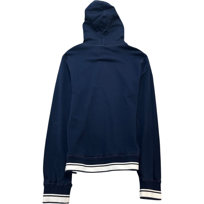 Men's Crown Logo Hoodie Navy Size IT 48 / UK M