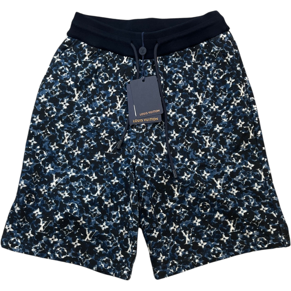 Men's Monogram Pointilism Shorts Navy Size XS / W28 - Photo 1