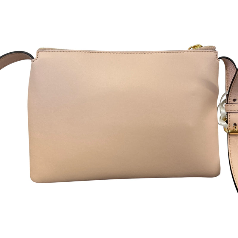 Women's Nappa Mini Pouch Crossbody Bag Pink