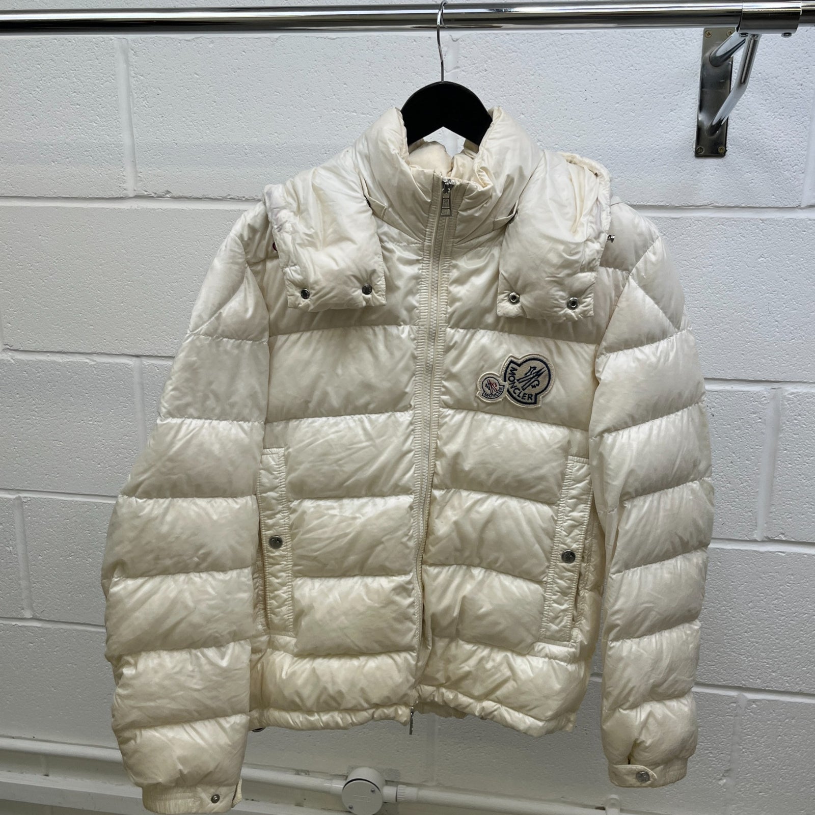 Men's Bramant Down Jacket White Size 2 / M - Photo 11