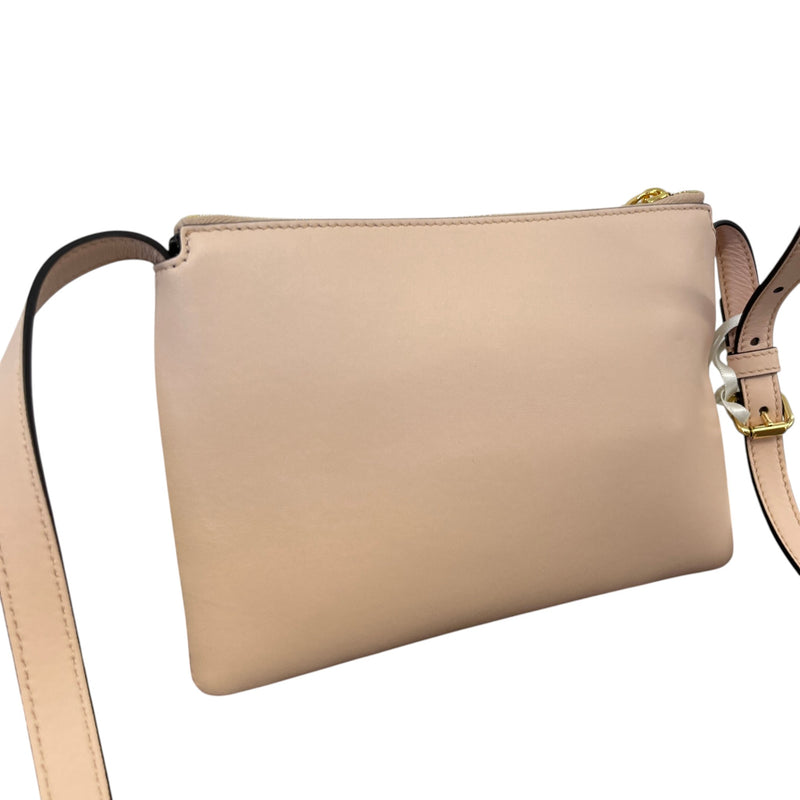 Women's Nappa Mini Pouch Crossbody Bag Pink