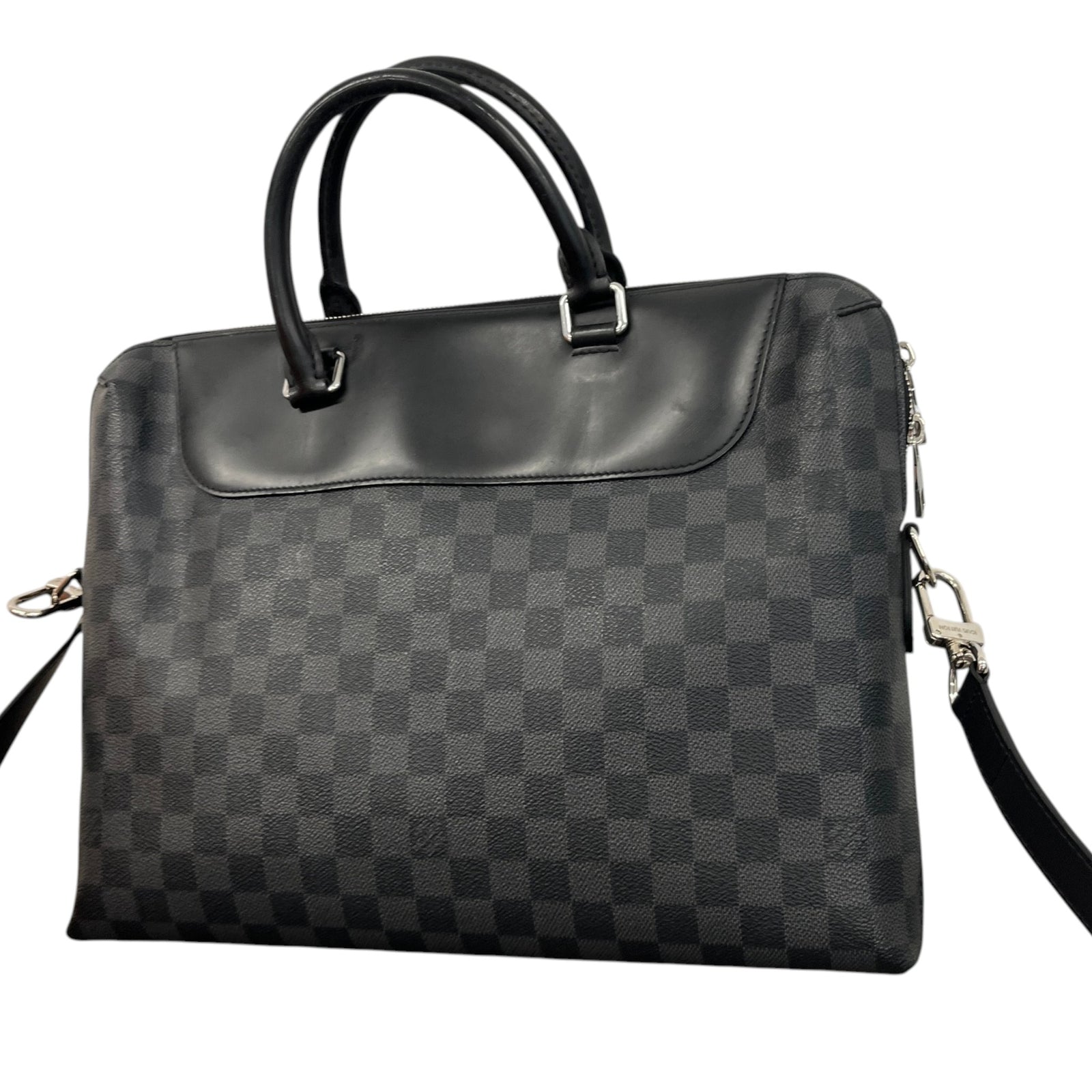 Men's Damier Graphite Porte-Documents Bag Black - Photo 7