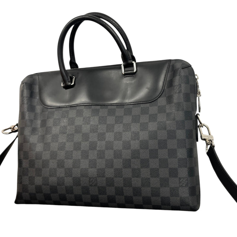 Men's Damier Graphite Porte-Documents Bag Black