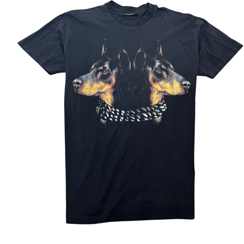 Men's Doberman T-Shirt Black Size XS