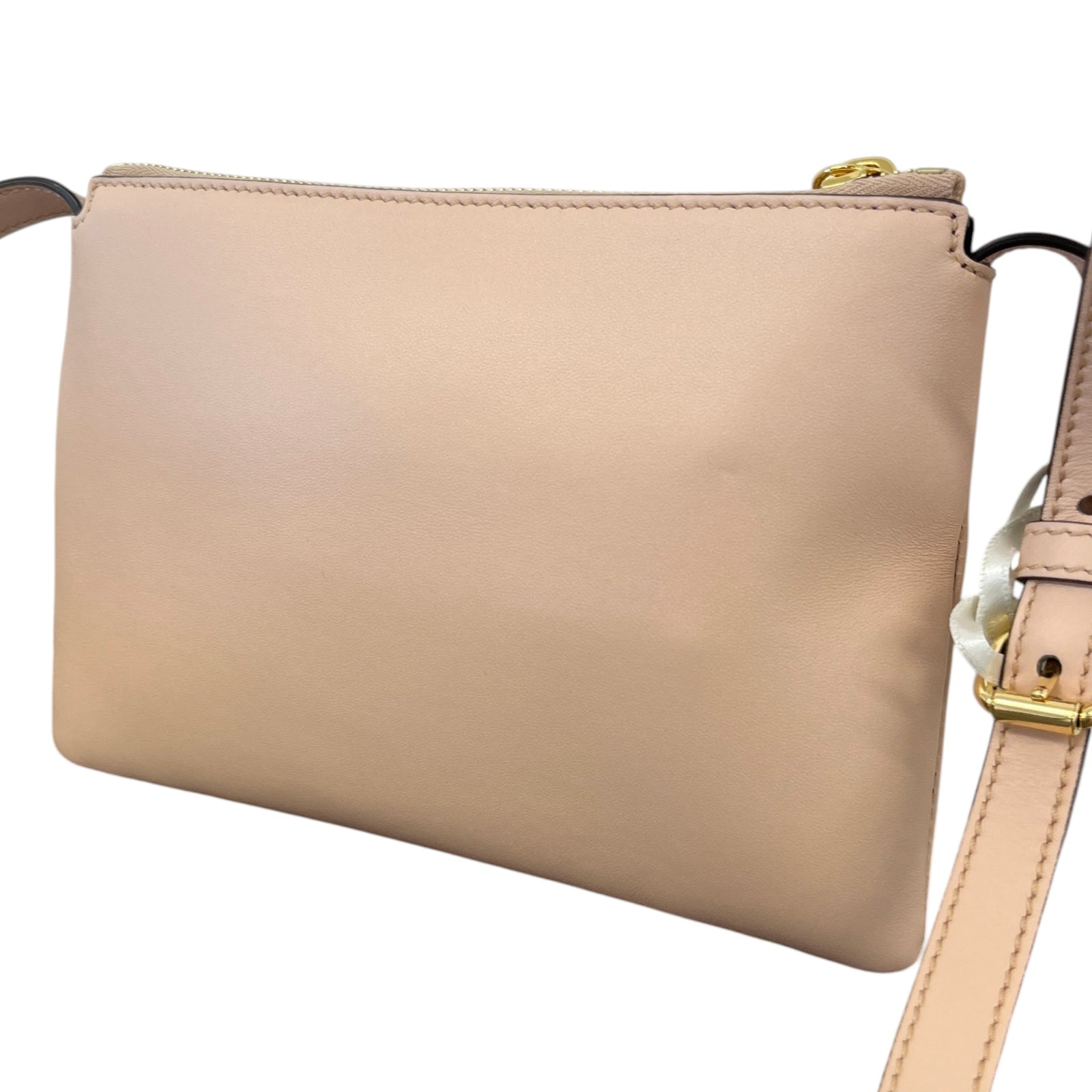 Women's Nappa Mini Pouch Crossbody Bag Pink - Photo 9