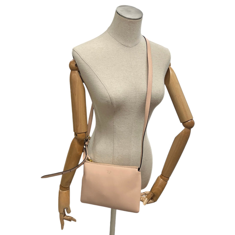Women's Nappa Mini Pouch Crossbody Bag Pink
