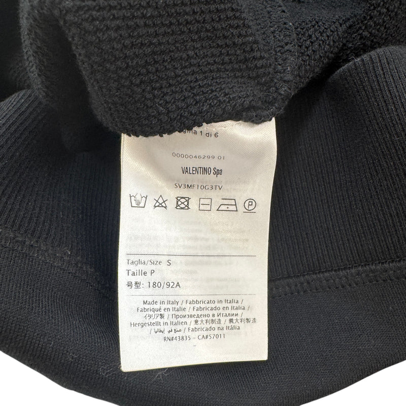 Men's VLTN Sweatshirt Black Size S
