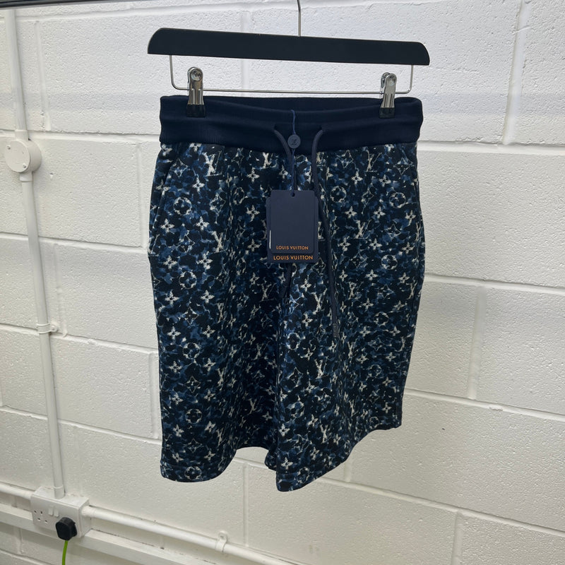 Men's Monogram Pointilism Shorts Navy Size XS / W28