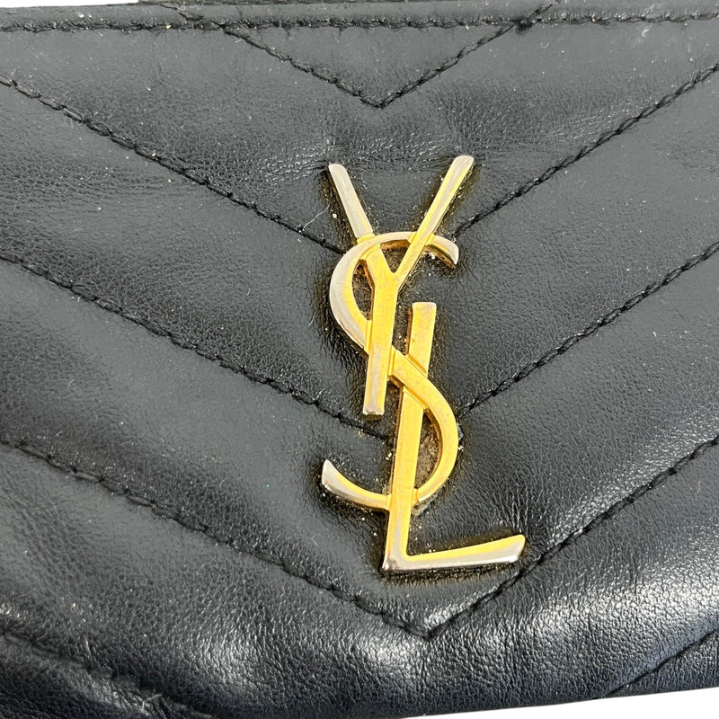 Women's Cassandre Matelassé Key Pouch Purse Black