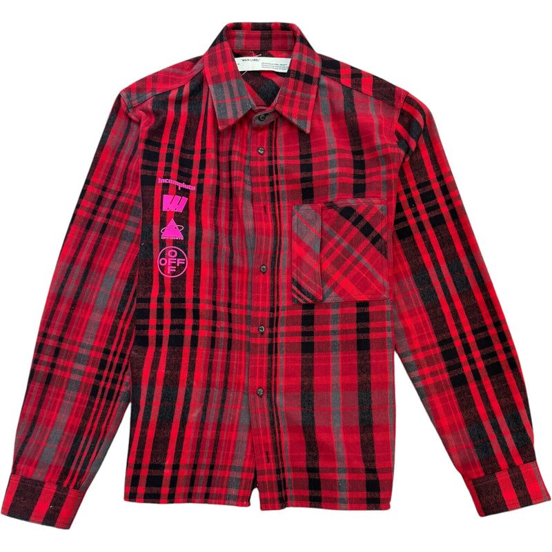 Men's Mariana De Silva Long Sleeve Shirt Red Size XL