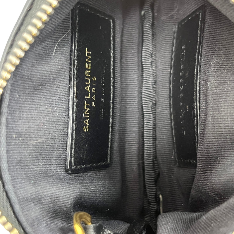 Women's Cassandre Matelassé Key Pouch Purse Black