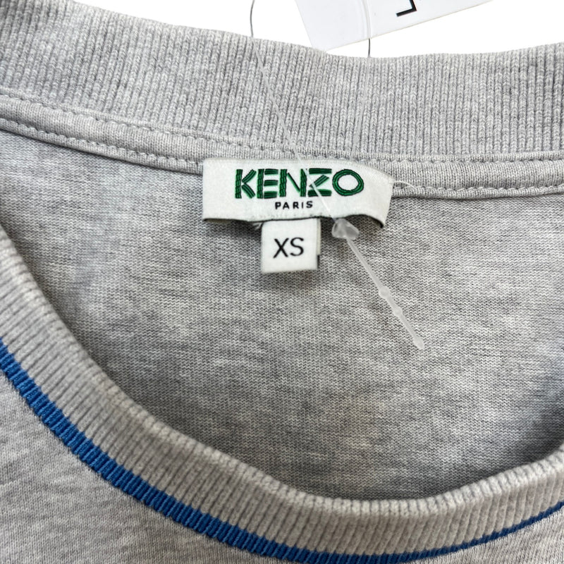 Men's Printed Sleeve Logo T-Shirt Grey Size XS