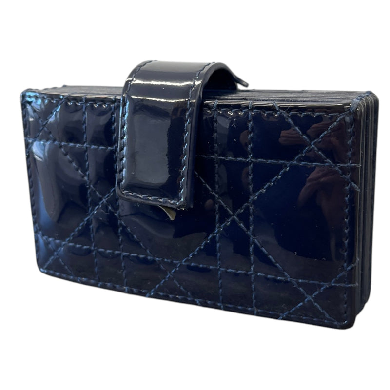 Women's Lady Dior 5 Gusset Wallet Navy