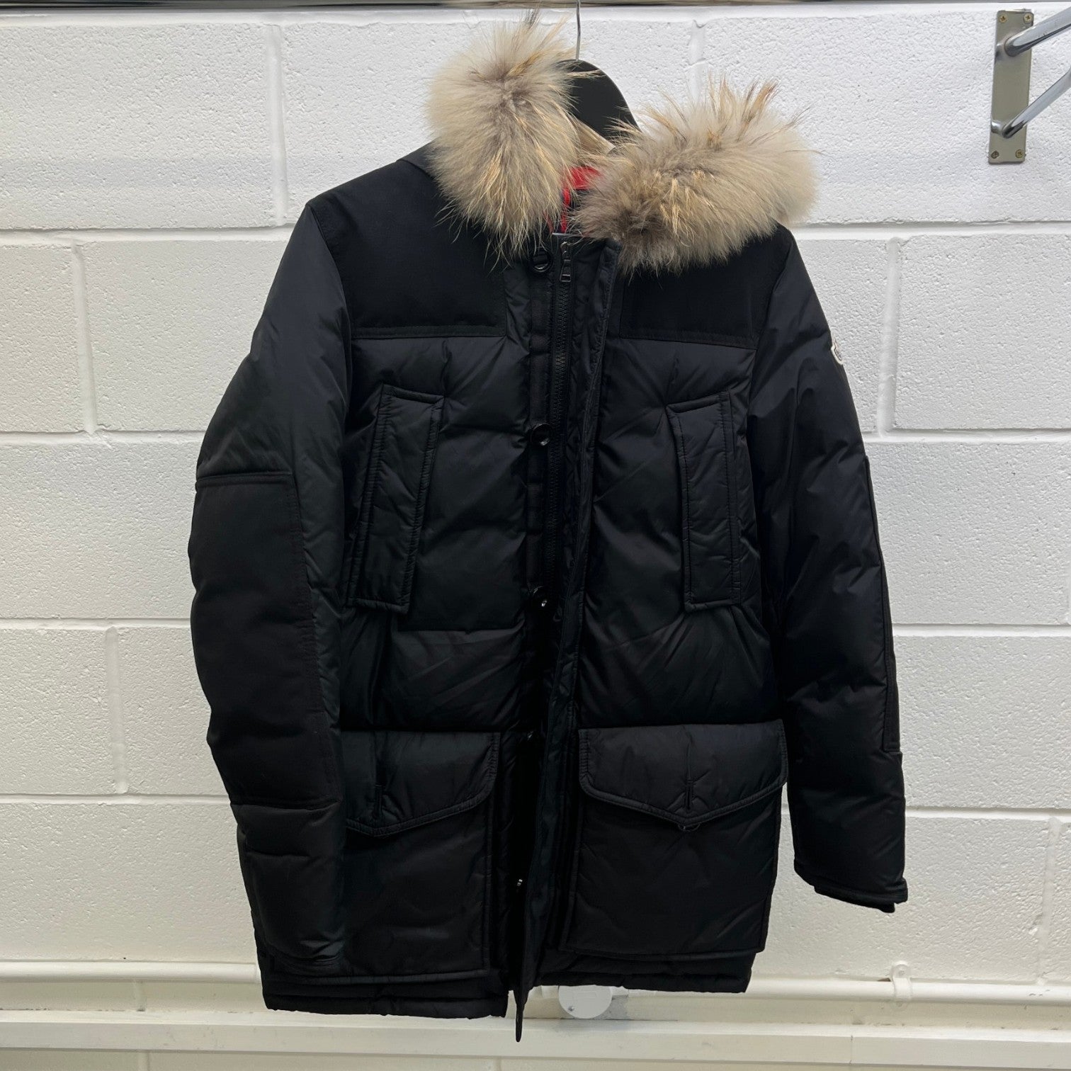 Men's Devon Down Jacket Black Size Age 14 - Photo 12