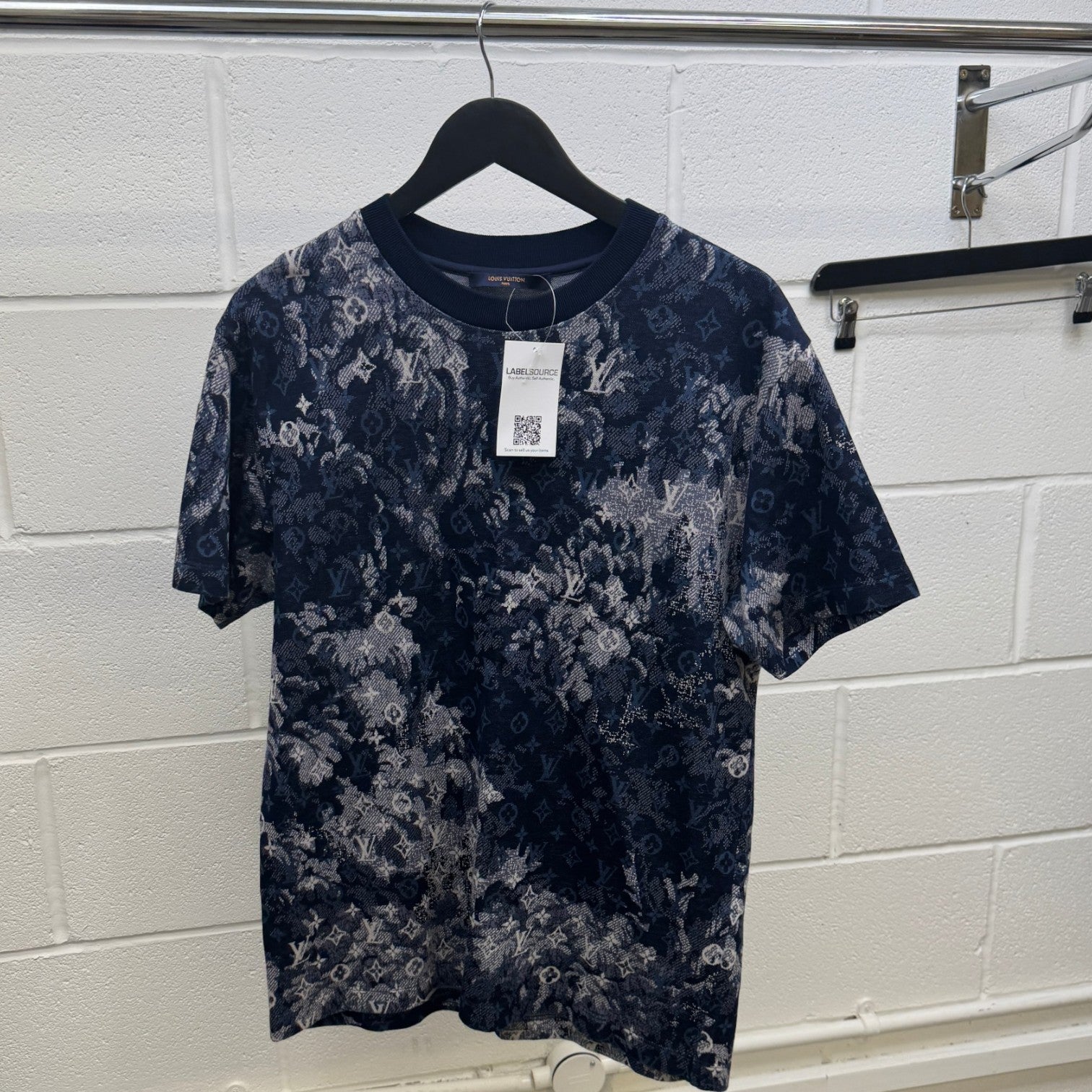 Men's Tapestry Monogram T-Shirt Blue Size M - Photo 7