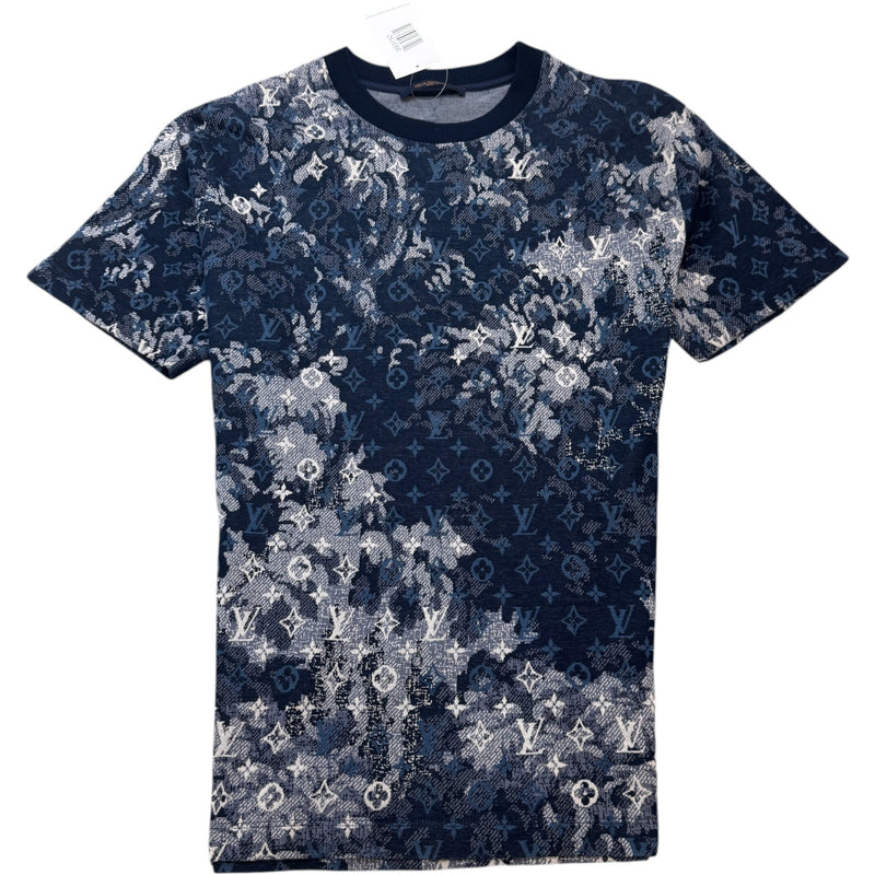 Men's Tapestry Monogram T-Shirt Blue Size M